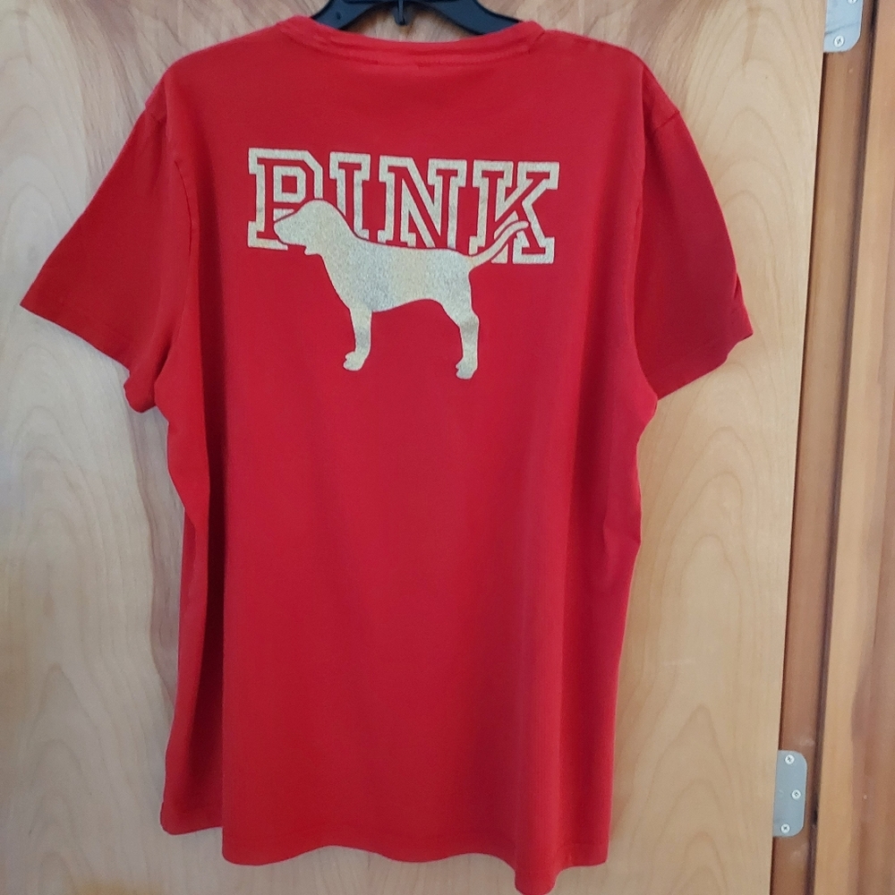 Pink brand top